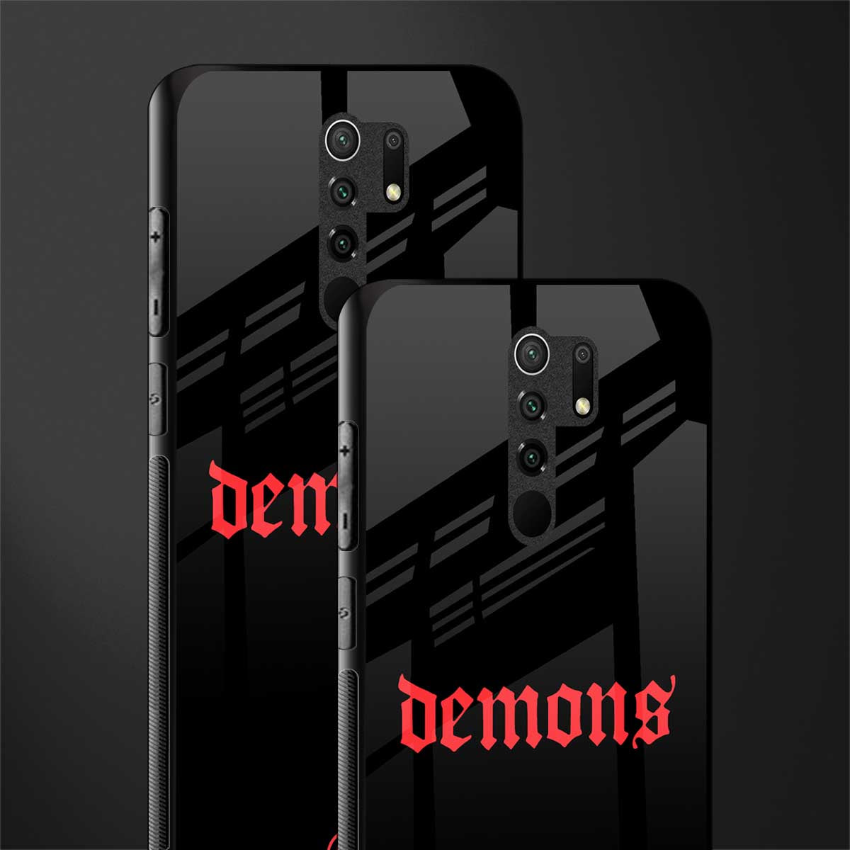 demons glass case for redmi 9 prime image-2