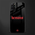 demons glass case for samsung galaxy s20 plus image