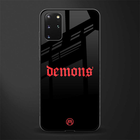 demons glass case for samsung galaxy s20 plus image