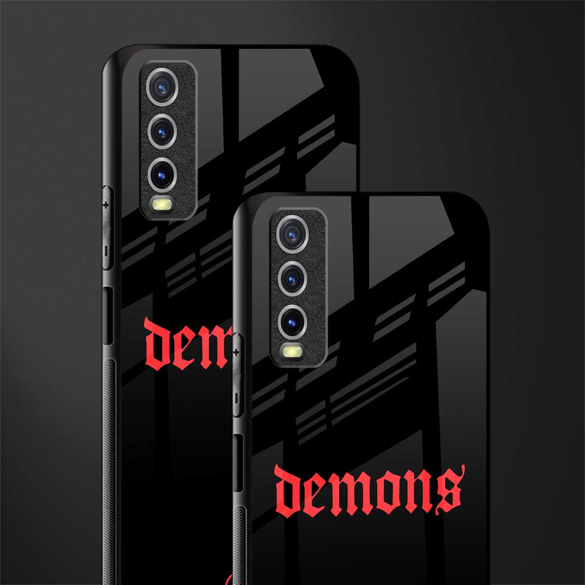 demons glass case for vivo y20 image-2