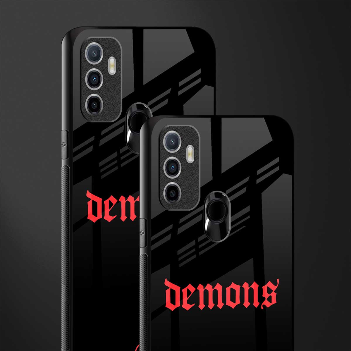 demons glass case for oppo a53 image-2