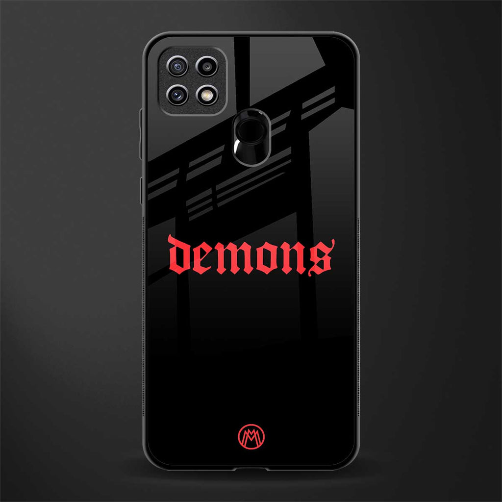 demons glass case for oppo a15s image