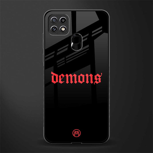 demons glass case for oppo a15s image