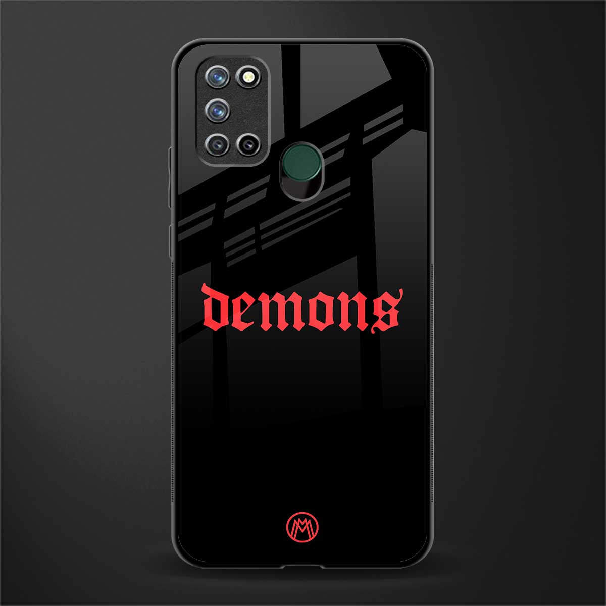 demons glass case for realme 7i image