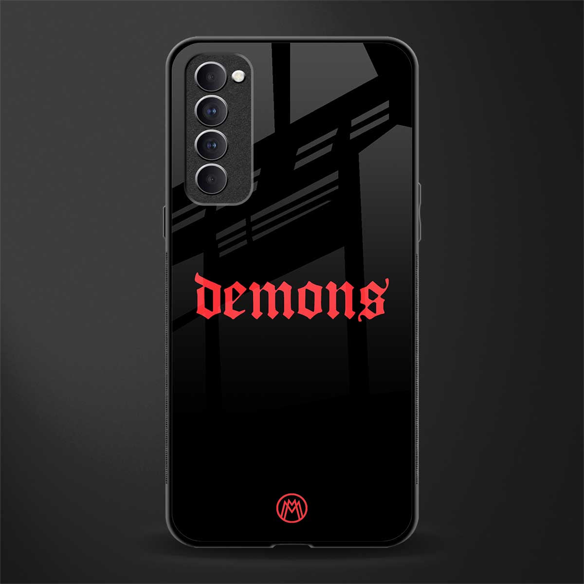 demons glass case for oppo reno 4 pro image