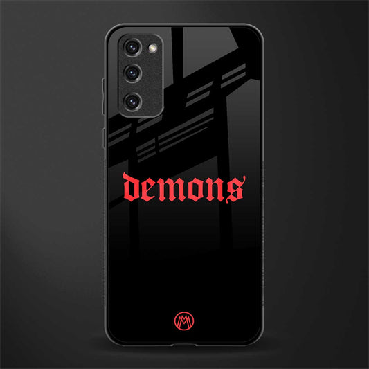 demons glass case for samsung galaxy s20 fe image