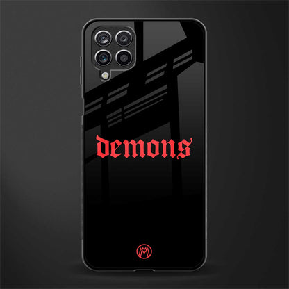 demons glass case for samsung galaxy m42 5g image