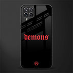 demons glass case for samsung galaxy a12 image