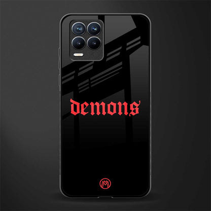 demons glass case for realme 8 4g image