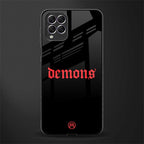 demons glass case for samsung galaxy f62 image