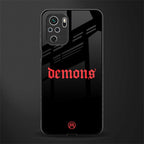 demons glass case for redmi note 10s image