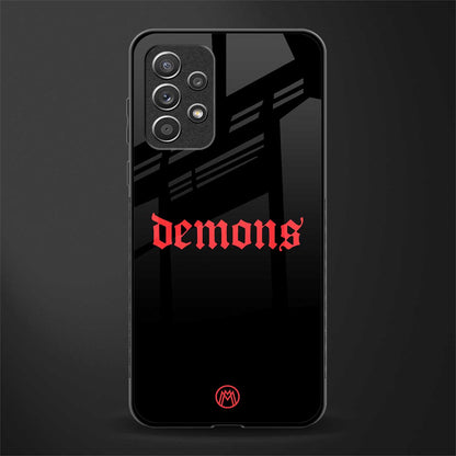 demons glass case for samsung galaxy a52s 5g image