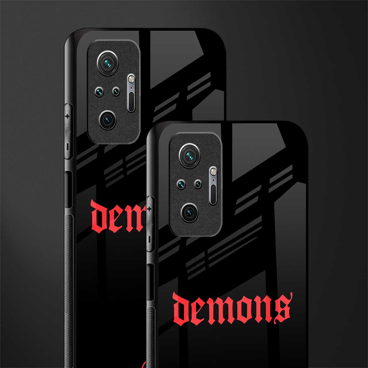 demons glass case for redmi note 10 pro max image-2