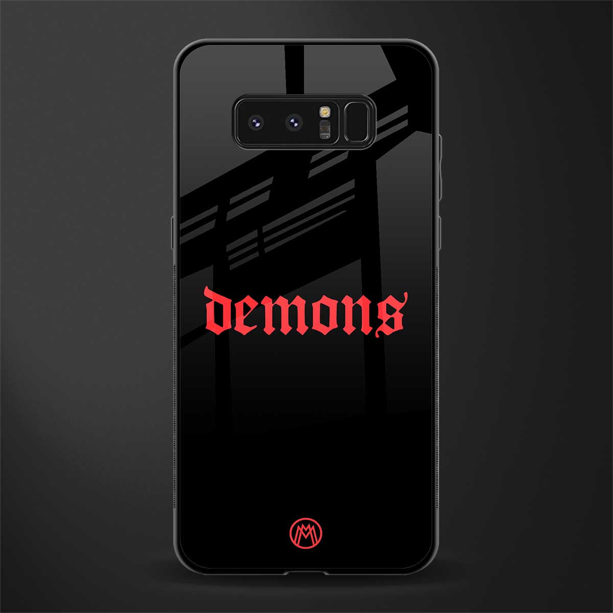 demons glass case for samsung galaxy note 8 image