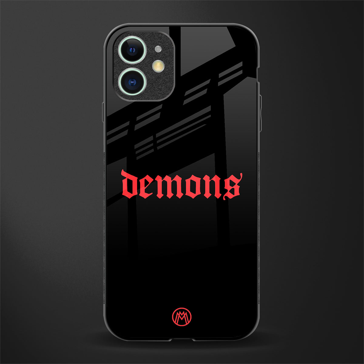 demons glass case for iphone 11 image