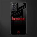 demons glass case for oneplus 9r image