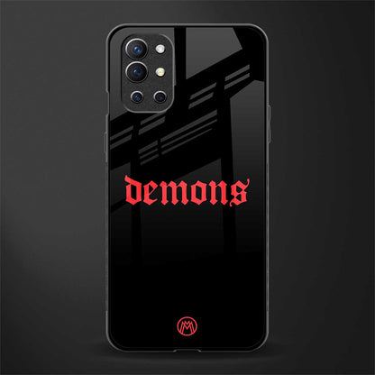 demons glass case for oneplus 9r image