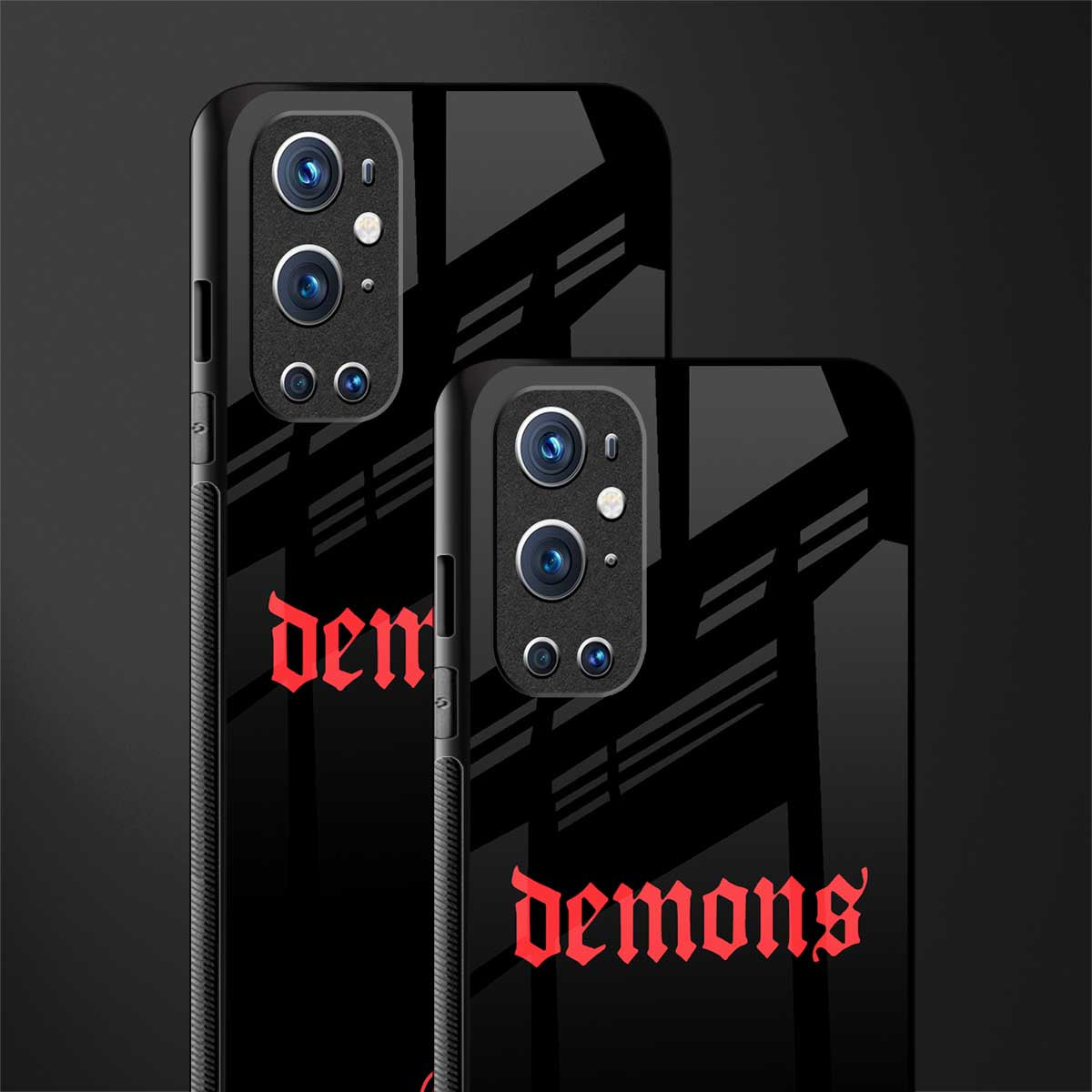 demons glass case for oneplus 9 pro image-2