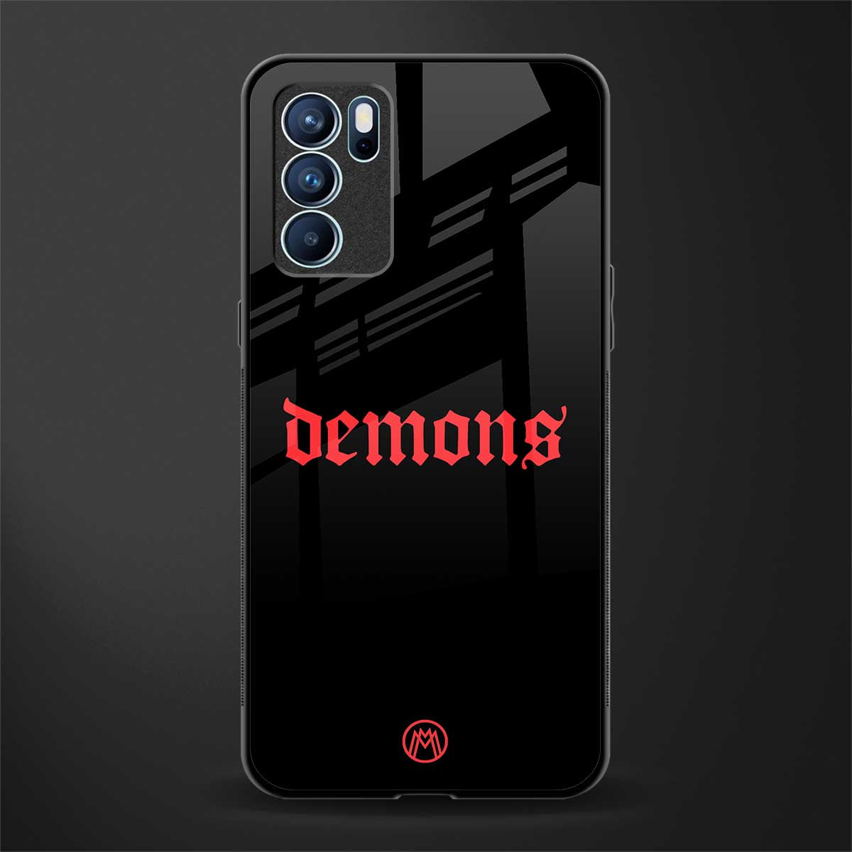 demons glass case for oppo reno6 5g image