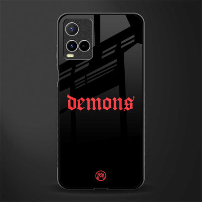 demons glass case for vivo y21 image