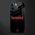 demons glass case for iphone 12 pro image