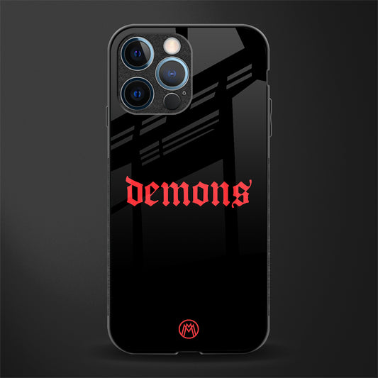 demons glass case for iphone 12 pro image