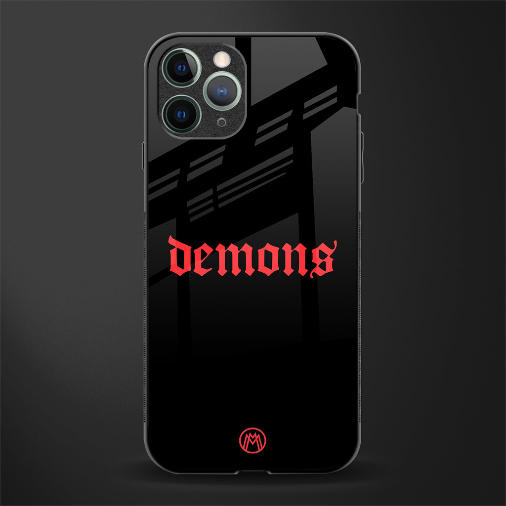 demons glass case for iphone 11 pro max image