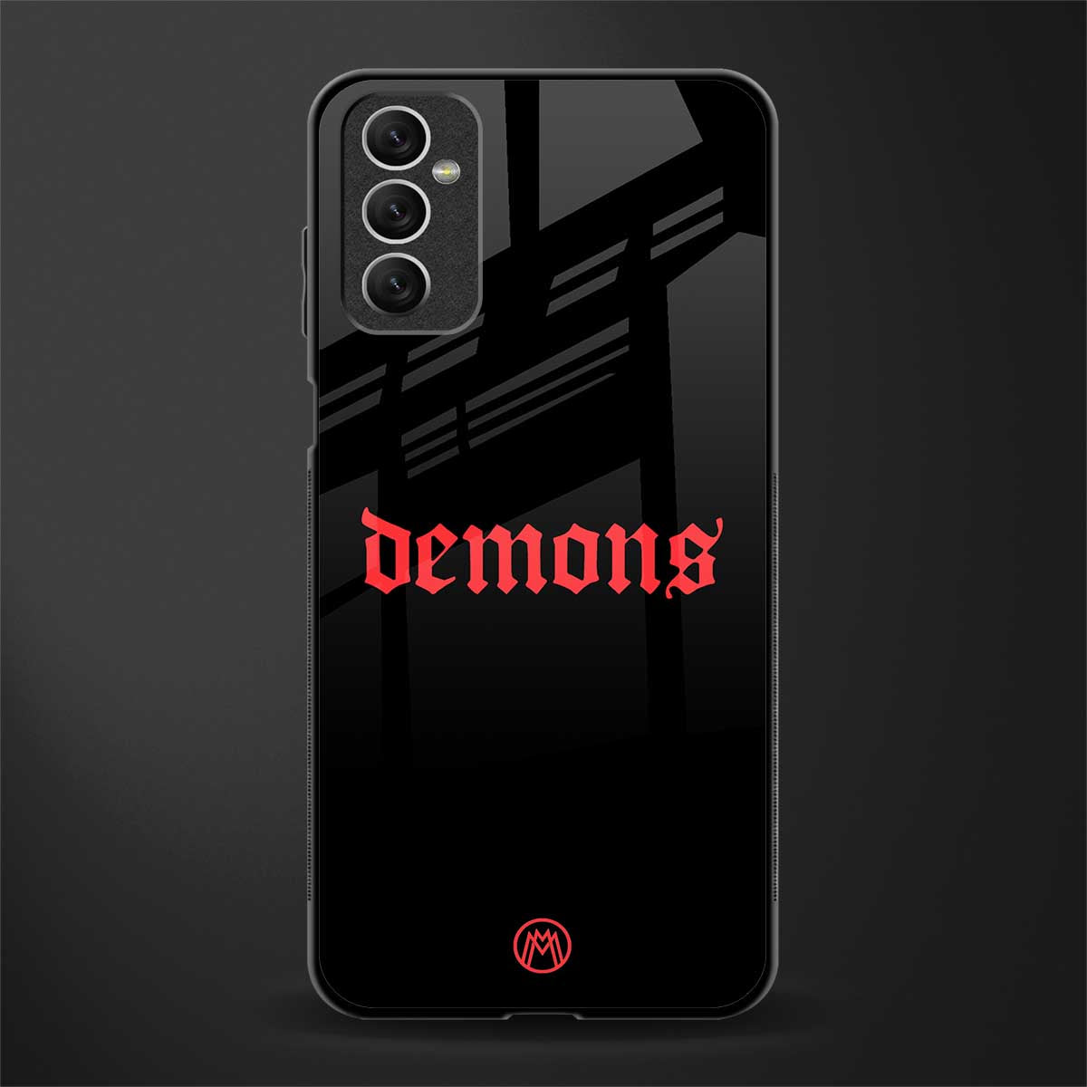 demons glass case for samsung galaxy m52 5g image
