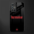 demons glass case for redmi 10 prime image