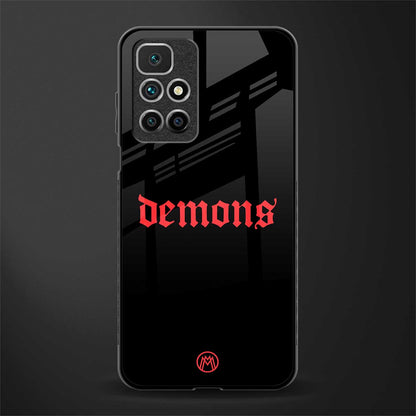 demons glass case for redmi 10 prime image