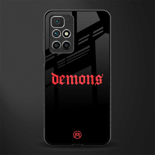 demons glass case for redmi 10 prime image