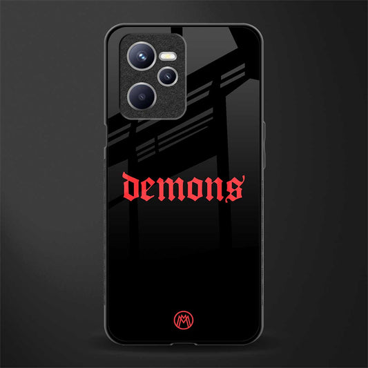 demons glass case for realme c35 image