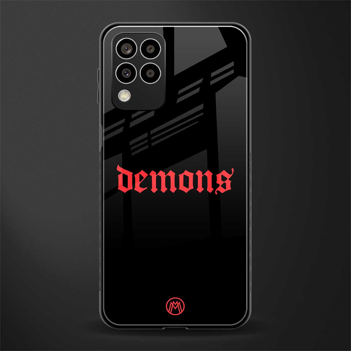 demons back phone cover | glass case for samsung galaxy m33 5g