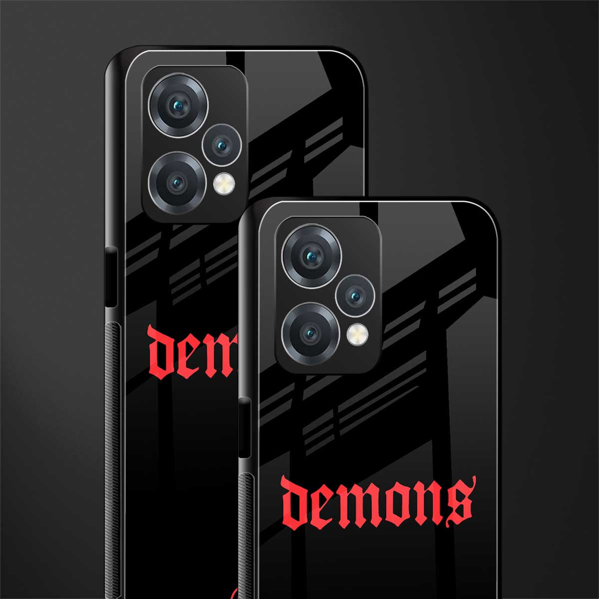 demons back phone cover | glass case for oneplus nord ce 2 lite 5g