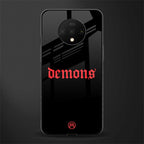demons glass case for oneplus 7t image