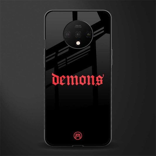 demons glass case for oneplus 7t image