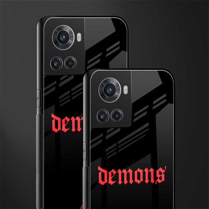 demons back phone cover | glass case for oneplus 10r 5g