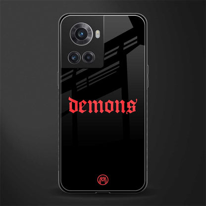 demons back phone cover | glass case for oneplus 10r 5g