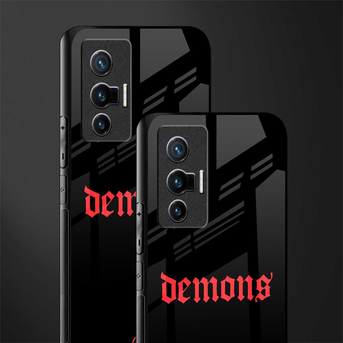 demons glass case for vivo x70 image-2