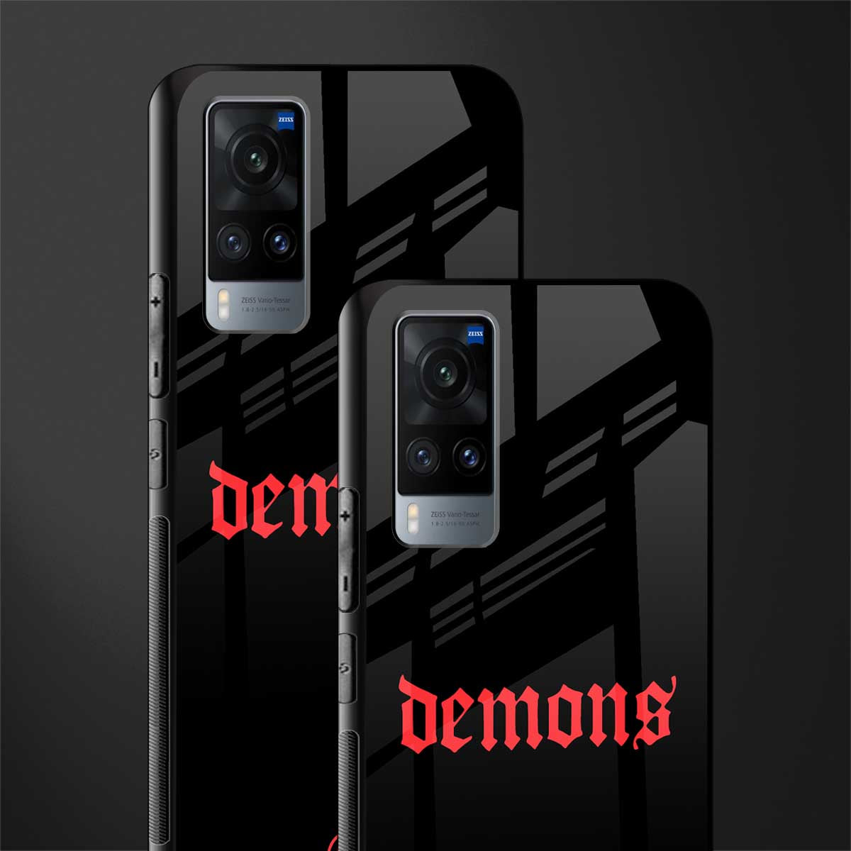 demons glass case for vivo x60 image-2