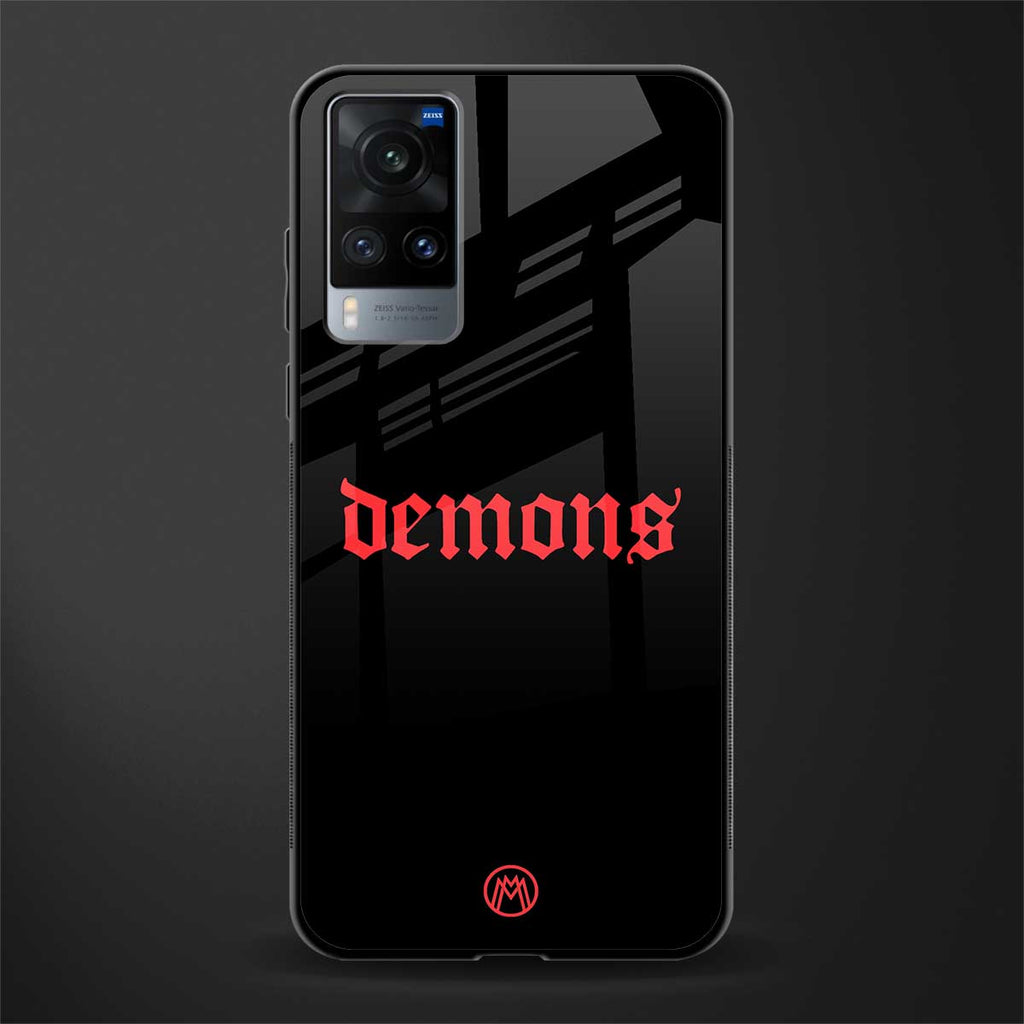 demons glass case for vivo x60 image
