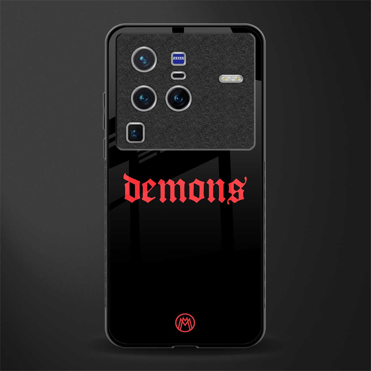 demons glass case for vivo x80 pro 5g image