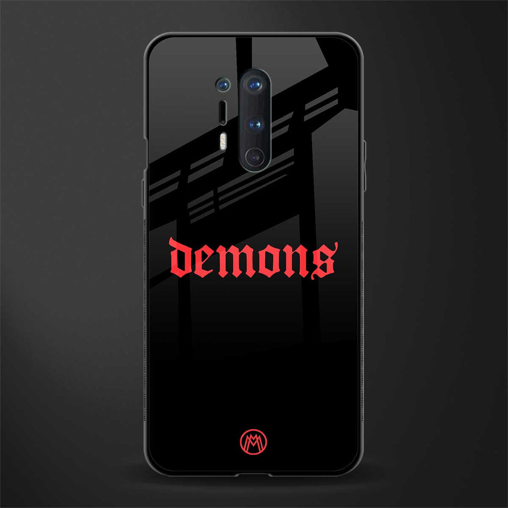 demons glass case for oneplus 8 pro image
