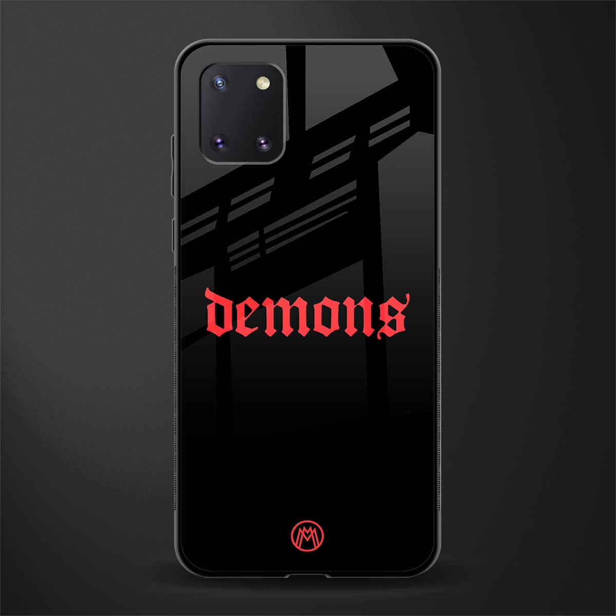 demons glass case for samsung a81 image