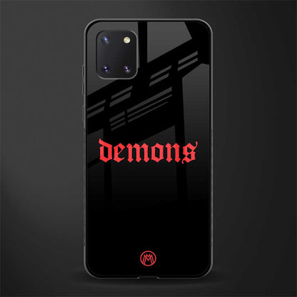 demons glass case for samsung a81 image
