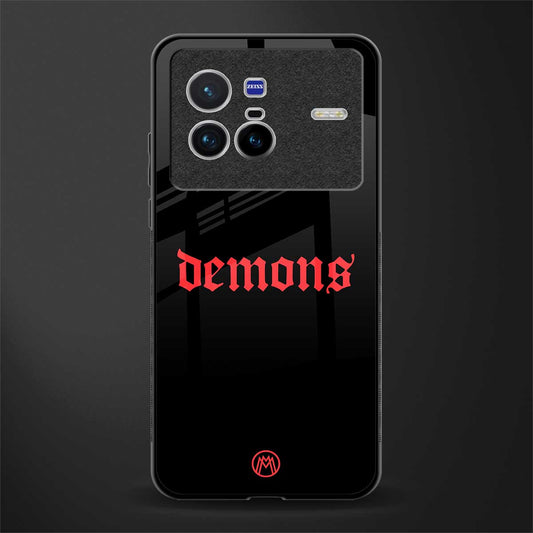 demons glass case for vivo x80 image