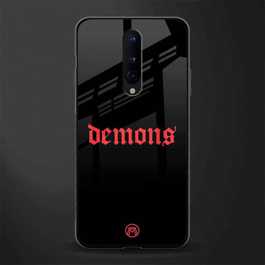demons glass case for oneplus 8 image