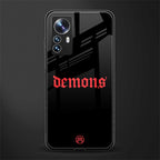 demons back phone cover | glass case for xiaomi 12 pro