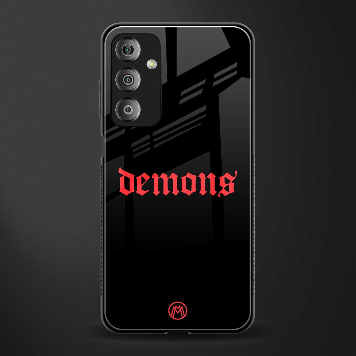 demons back phone cover | glass case for samsung galaxy f23 5g