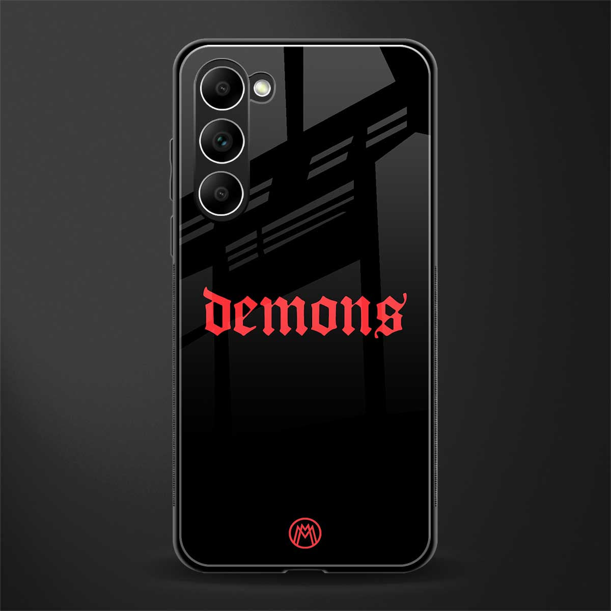 demons glass case for phone case | glass case for samsung galaxy s23